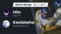 Recap: Hilo  vs. Kealakehe  2017