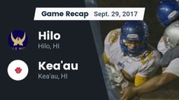 Recap: Hilo  vs. Kea'au  2017