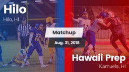 Matchup: Hilo vs. Hawaii Prep  2018