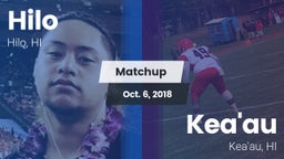Matchup: Hilo vs. Kea'au  2018