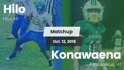 Matchup: Hilo vs. Konawaena  2018