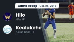 Recap: Hilo  vs. Kealakehe  2018