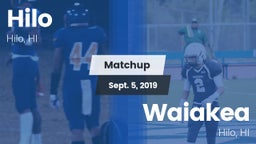 Matchup: Hilo vs. Waiakea  2019