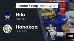 Recap: Hilo  vs. Honokaa  2019
