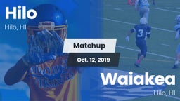 Matchup: Hilo vs. Waiakea  2019
