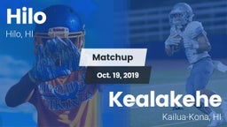Matchup: Hilo vs. Kealakehe  2019