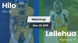 Matchup: Hilo vs. Leilehua  2019
