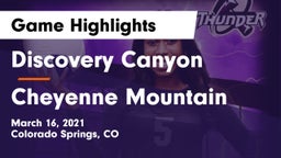 Discovery Canyon  vs Cheyenne Mountain  Game Highlights - March 16, 2021