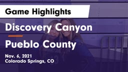 Discovery Canyon  vs Pueblo County  Game Highlights - Nov. 6, 2021