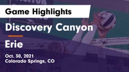 Discovery Canyon  vs Erie   Game Highlights - Oct. 30, 2021