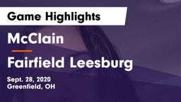 McClain  vs Fairfield Leesburg  Game Highlights - Sept. 28, 2020
