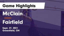 McClain  vs Fairfield  Game Highlights - Sept. 27, 2021