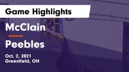 McClain  vs Peebles Game Highlights - Oct. 2, 2021