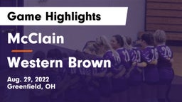 McClain  vs Western Brown  Game Highlights - Aug. 29, 2022