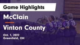 McClain  vs Vinton County  Game Highlights - Oct. 1, 2022