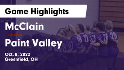 McClain  vs Paint Valley  Game Highlights - Oct. 8, 2022