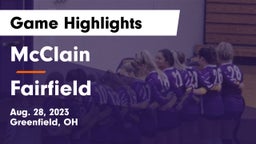 McClain  vs Fairfield  Game Highlights - Aug. 28, 2023