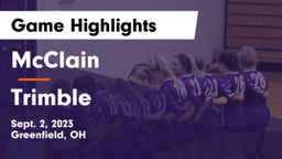 McClain  vs Trimble  Game Highlights - Sept. 2, 2023