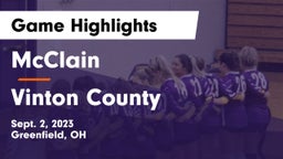 McClain  vs Vinton County  Game Highlights - Sept. 2, 2023