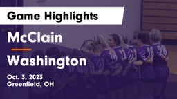 McClain  vs Washington  Game Highlights - Oct. 3, 2023