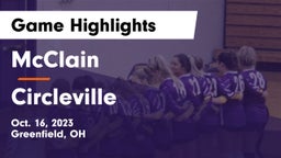 McClain  vs Circleville  Game Highlights - Oct. 16, 2023