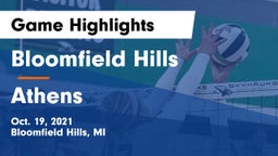 Bloomfield Hills  vs Athens  Game Highlights - Oct. 19, 2021
