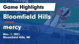 Bloomfield Hills  vs mercy Game Highlights - Nov. 1, 2021