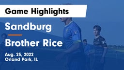 Sandburg  vs Brother Rice  Game Highlights - Aug. 25, 2022