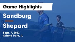Sandburg  vs Shepard  Game Highlights - Sept. 7, 2022