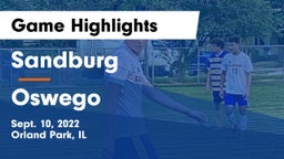 Sandburg  vs Oswego  Game Highlights - Sept. 10, 2022