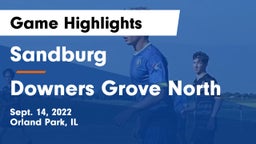 Sandburg  vs Downers Grove North  Game Highlights - Sept. 14, 2022
