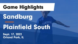 Sandburg  vs Plainfield South  Game Highlights - Sept. 17, 2022