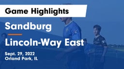 Sandburg  vs Lincoln-Way East  Game Highlights - Sept. 29, 2022
