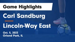 Carl Sandburg  vs Lincoln-Way East  Game Highlights - Oct. 5, 2023