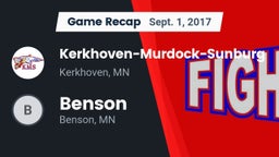 Recap: Kerkhoven-Murdock-Sunburg  vs. Benson  2017