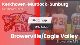 Matchup: Kerkhoven-Murdock-Su vs. Browerville/Eagle Valley  2017