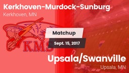 Matchup: Kerkhoven-Murdock-Su vs. Upsala/Swanville  2017