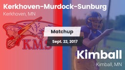 Matchup: Kerkhoven-Murdock-Su vs. Kimball  2017