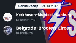 Recap: Kerkhoven-Murdock-Sunburg  vs. Belgrade-Brooten-Elrosa  2017