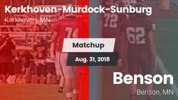 Matchup: Kerkhoven-Murdock-Su vs. Benson  2018