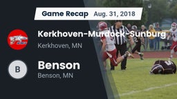 Recap: Kerkhoven-Murdock-Sunburg  vs. Benson  2018