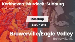 Matchup: Kerkhoven-Murdock-Su vs. Browerville/Eagle Valley  2018