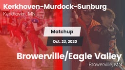 Matchup: Kerkhoven-Murdock-Su vs. Browerville/Eagle Valley  2020