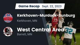 Recap: Kerkhoven-Murdock-Sunburg  vs. West Central Area 2023
