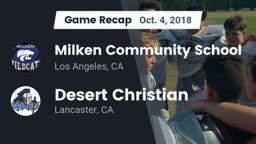 Recap: Milken Community School vs. Desert Christian  2018