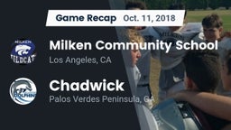 Recap: Milken Community School vs. Chadwick  2018