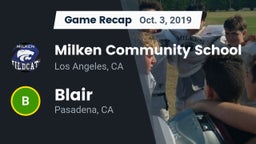Recap: Milken Community School vs. Blair  2019