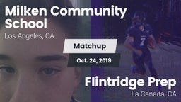 Matchup: Milken Community Sch vs. Flintridge Prep  2019
