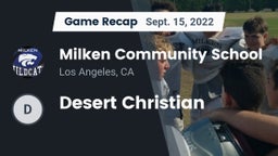 Recap: Milken Community School vs. Desert Christian 2022