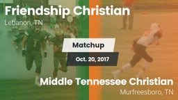 Matchup: Friendship Christian vs. Middle Tennessee Christian 2017
